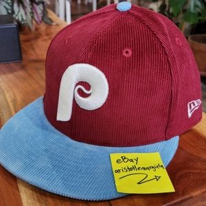 Philadelphia Phillies Era Cooperstown Corduroy 59FIFTY Fitted Hat